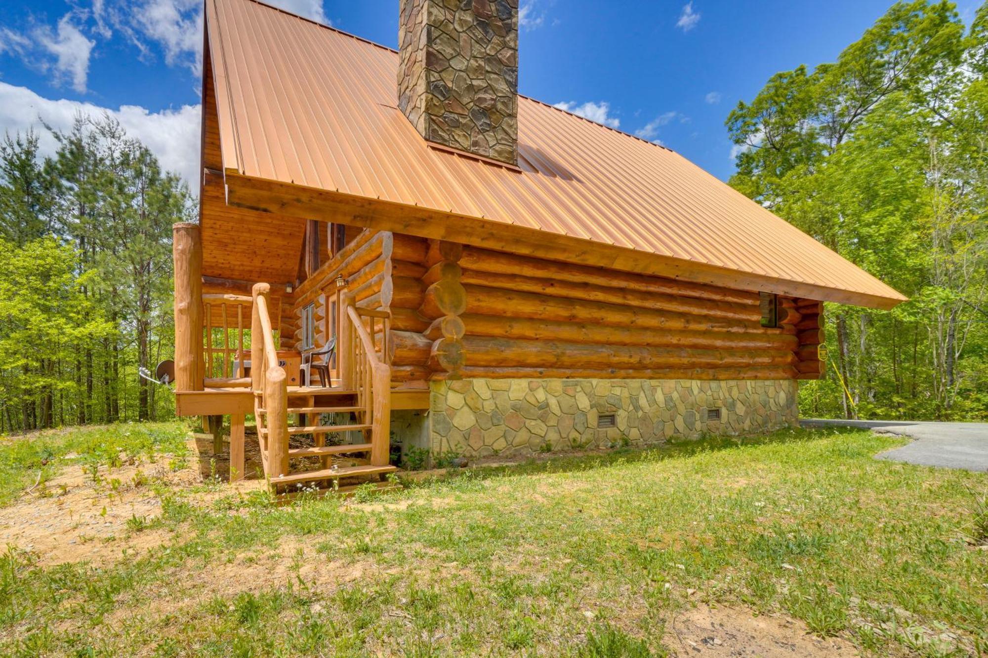 Gatlinburg Cabin With Hot Tub About 11 Miles To Downtown Buitenkant foto
